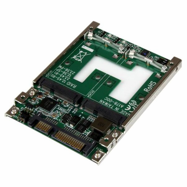 StarTech Adaptér SATA - 2x mSATA s podporou RAID (25SAT22...