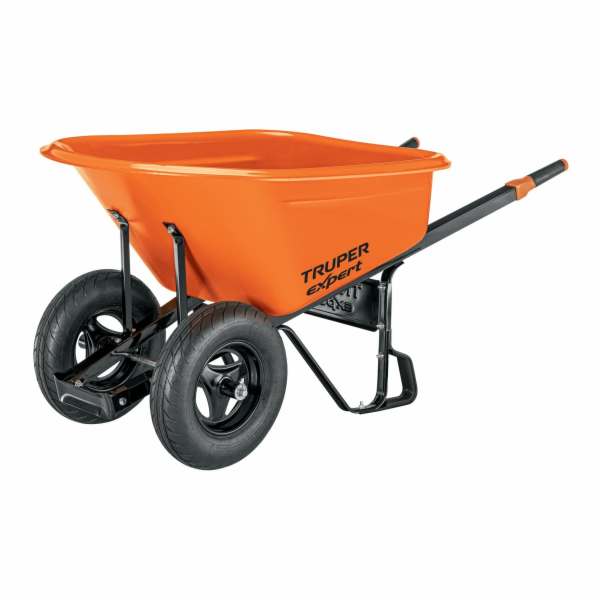 TRUPER EXPERT 120L 2 BÍLÝ TRAKAČ HDPE