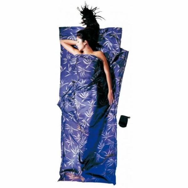 Vložka do spacího pytle Cocoon TravelSheet Silk, listy
