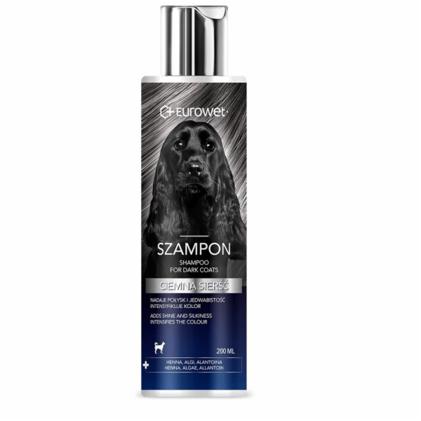 EUROWET Dark coat - šampon pro psy - 200ml