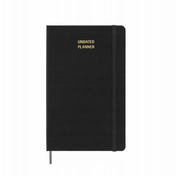 Moleskine týdenní kalendář nedatovaný, L, pevná vazba, 13...