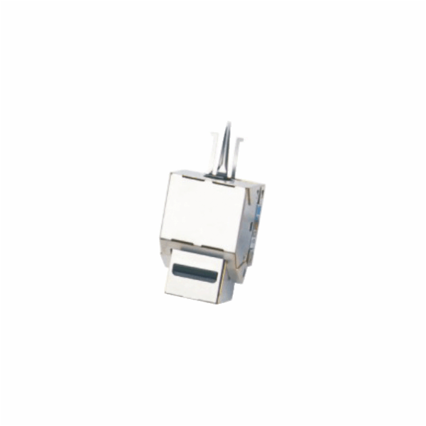 DATACOM Keystone CAT6  STP silver dual-mini
