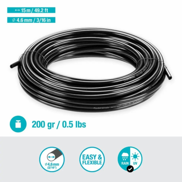 Trubka rozdělovací Gardena 1350-20, 3/16", 15 m
