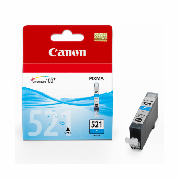 Canon CARTRIDGE CLI-521C azurová pro MP-980, PIXMA iP3600...