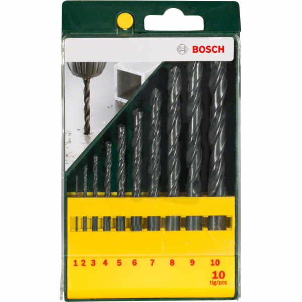Sada vrtáků do kovu Bosch 2607019442, 10 ks