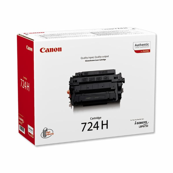 Canon toner CRG-724 H / Black / 12500str.