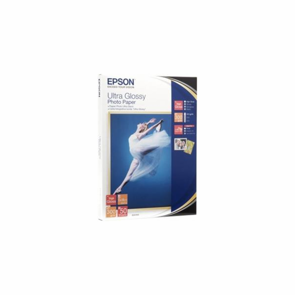 EPSON Ultra Glossy Photo Paper 10x15,300g(50listů)