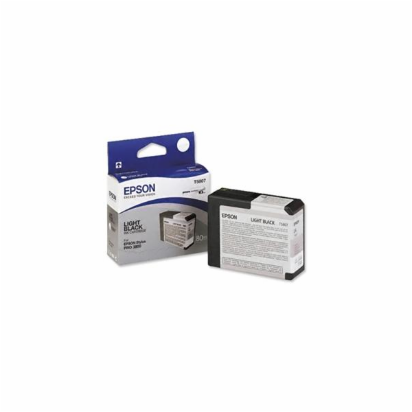 Epson T580 - 80 ml - světle černý - originální - inkousto...