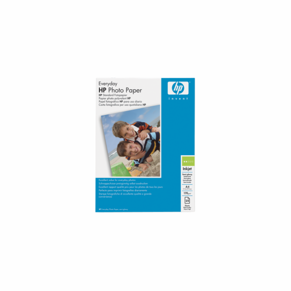 HP Everyday Glossy Photo Paper, 25 listů/A4/210 x 297 mm