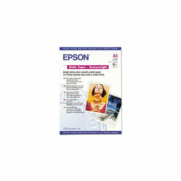 EPSON A3,Matte Paper Heavyweight (50listů)