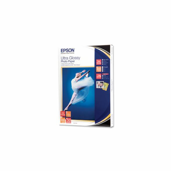 EPSON paper 13x18 - 300g/m2 - 50sheets - photo ultra glossy