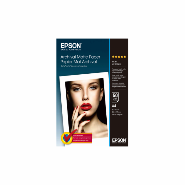 EPSON A4, Archival Matte Paper (50listů)