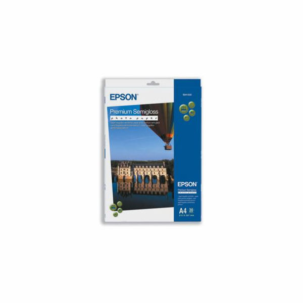 EPSON A4, Premium Semigloss Photo Paper (20listů)