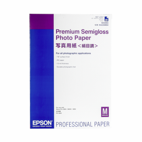 Premium Semigloss Photo Paper A2 251g 25 listů