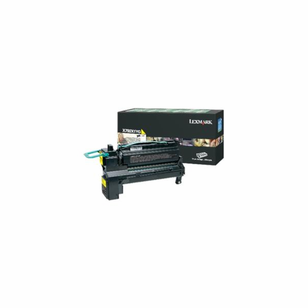 TONER Lexmark X792 Yellow Extra High Yield Return Program...