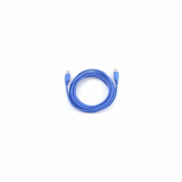 GEMBIRD Kabel USB 3.0 A-B propojovací 3m (modrý)