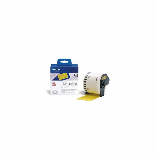 Brother - DK 44605 (papírová role žlutá 62mm x 30,48m) - ...