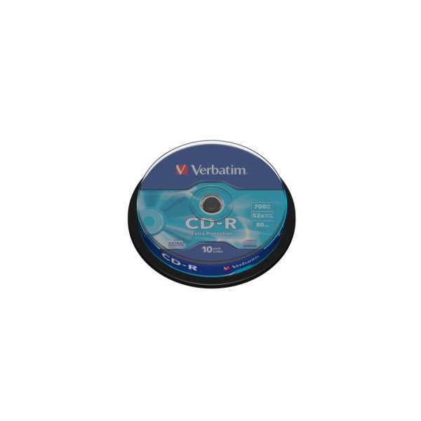 VERBATIM CD-R(10-Pack)Spindle/EP/DL/52x/700MB