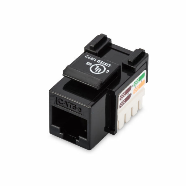DIGITUS Keystone Jack CAT 5e, nestíněný RJ45 na LSA, barv...