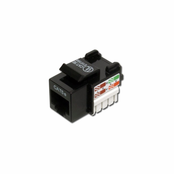 DIGITUS Keystone Jack CAT 5e, nestíněný RJ45 na LSA, barv...
