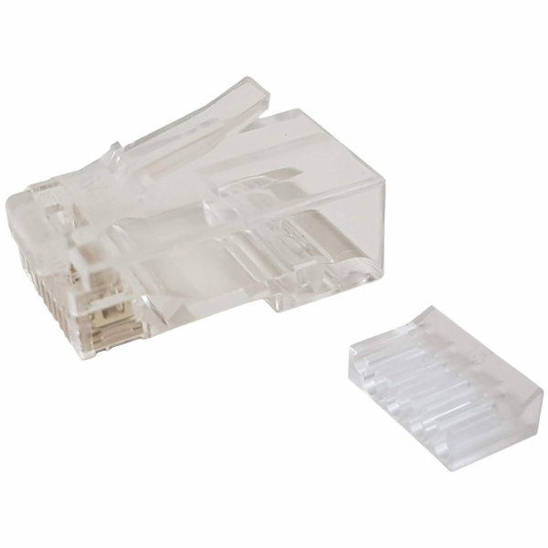 Konektor RJ45 CAT6 UTP 8p8c pro drát,100ks