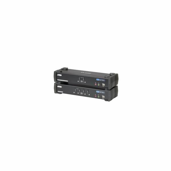 ATEN KVMP DVI USB, hub, aud. 7.1 aud., podpora 3D