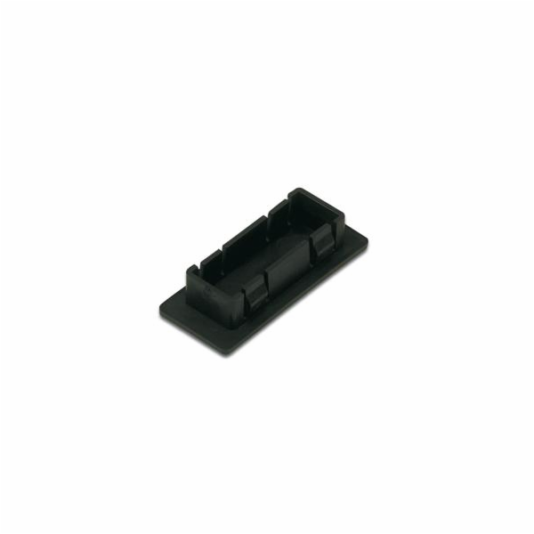 Digitus Blindstopfen für LC Duplex (schwarz, 100 Stück)