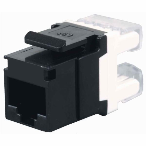 Solarix Keystone c5e UTP RJ45, černý, zařezávací