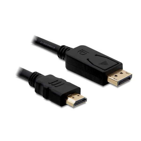 DeLOCK adaptérový kabel DisplayPort samec > HDMI samec