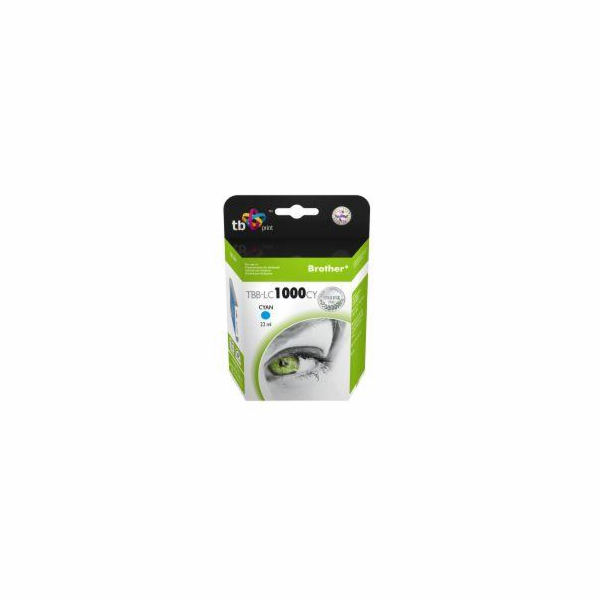 Ink. kazeta TB kompat. s Brother LC1000C 100% N