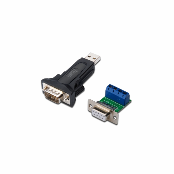 Digitus převodník USB 2.0 na sériový port, RS485,  DSUB 9...