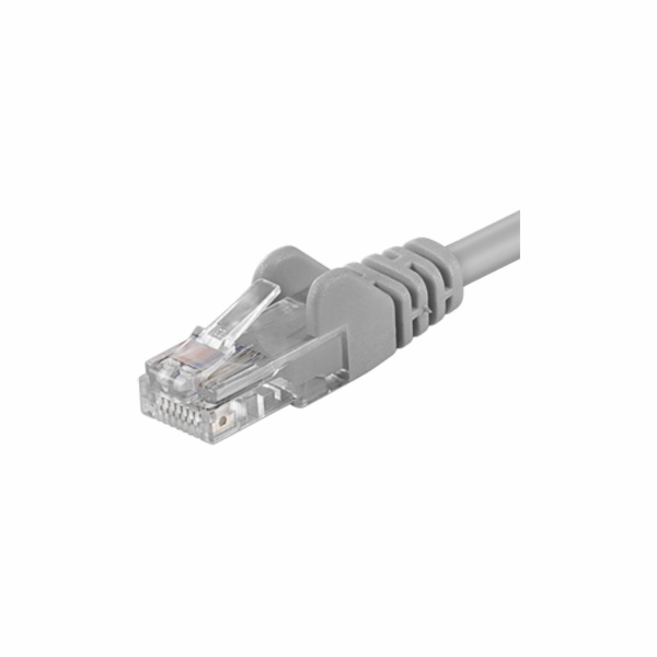 PREMIUMCORD Patch kabel UTP RJ45-RJ45 CAT5e 10m šedá