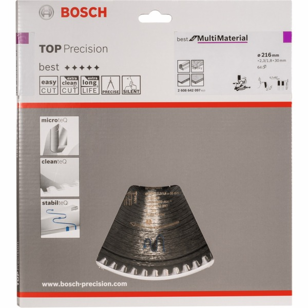Pilový kotouč Bosch Top Precision Best for Multi Material...