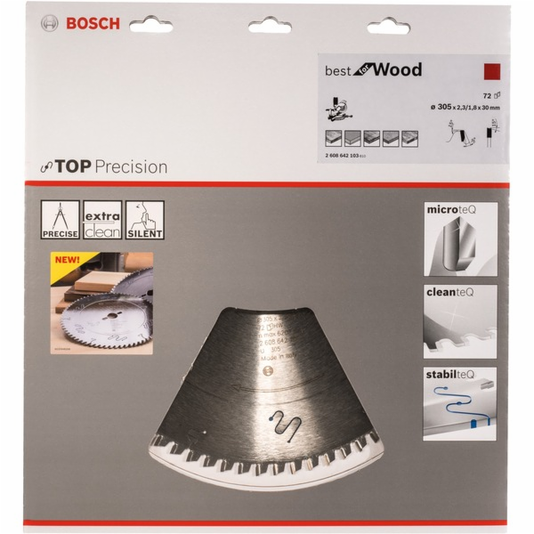 Pilový kotouč Bosch Top Precision Best for Wood 305x30mm ...