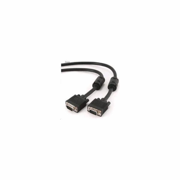 GEMBIRD Kabel VGA propojovací 10m, černý (HD15M/M, dvojit...