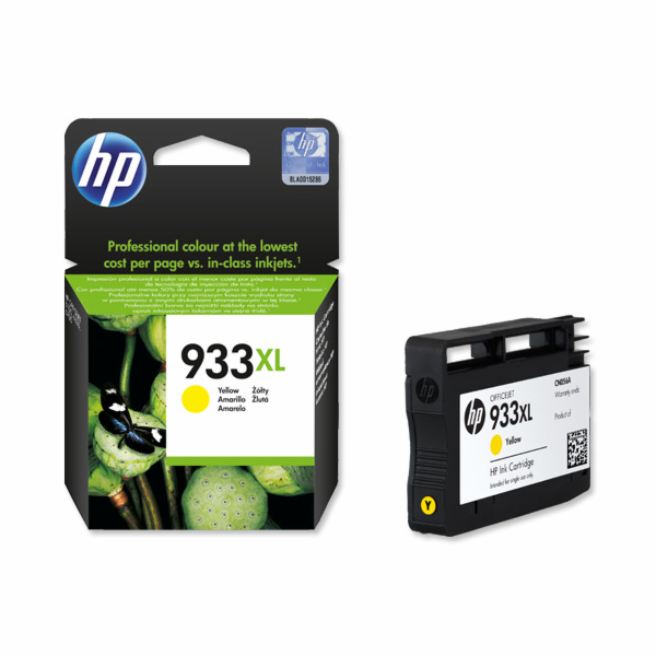 HP 933XL Yellow Ink Cart, 8,5 ml, CN056AE (825 pages)