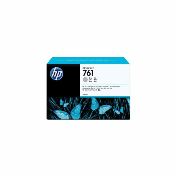HP 761 - 400 ml - šedá - originální - DesignJet - inkoust...