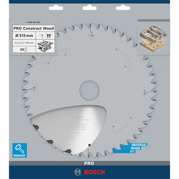 Pilový kotouč Bosch (2608640691) Construct Wood 315x30x3,...