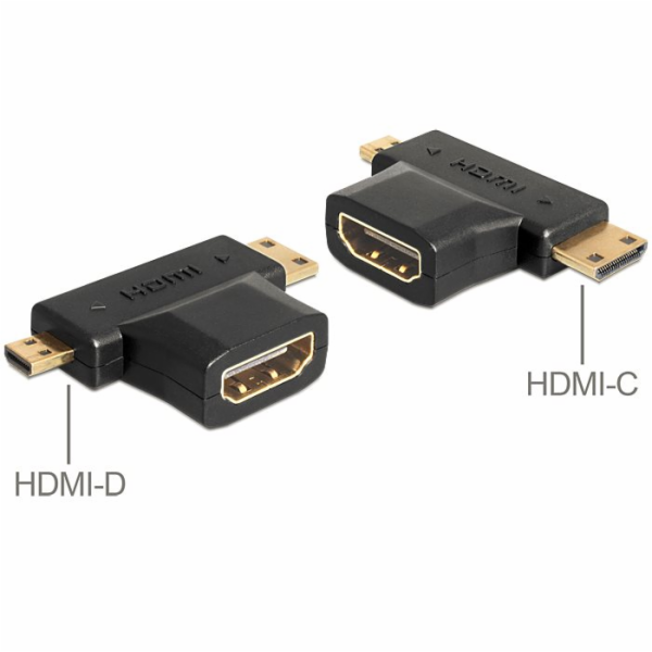 Delock - Rozdvojka HDMI - HDMI se zdířkami (female) do 19...