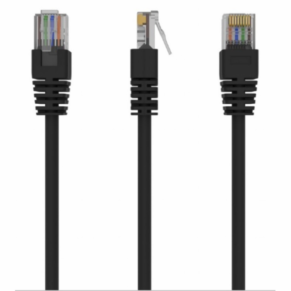 GEMBIRD kabel patchcord Cat5e UTP 0,5m, černý