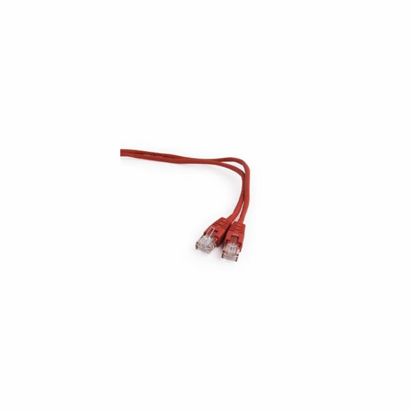 GEMBIRD kabel patchcord Cat5e UTP 3m, červený