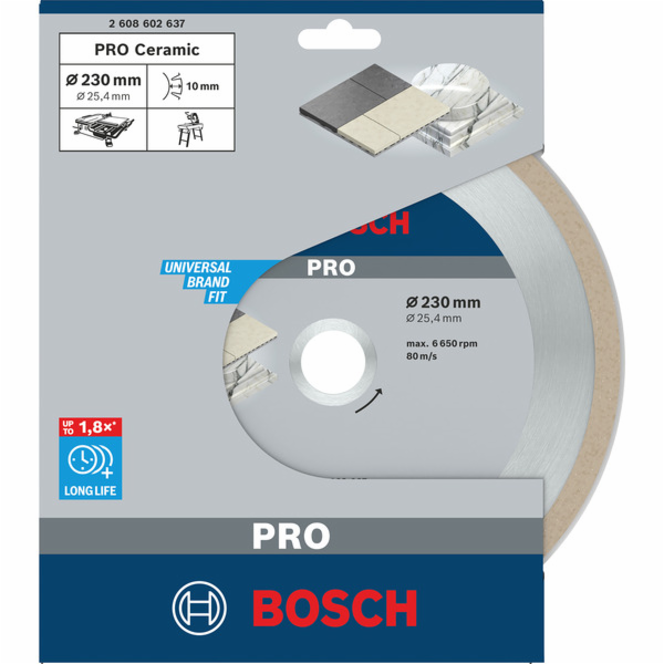 Diamantový řezný kotouč Bosch Best for Ceramic, O 230 mm
