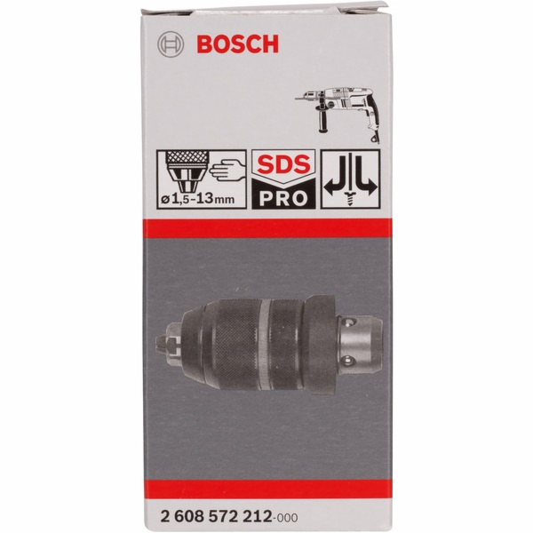 Rychloupínací sklíčidlo Bosch 1,5-13mm, s adaptérem