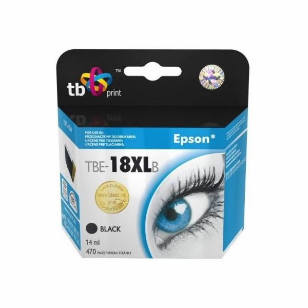 Ink. kazeta TB kompat. s Epson T1811 Bk 100% New