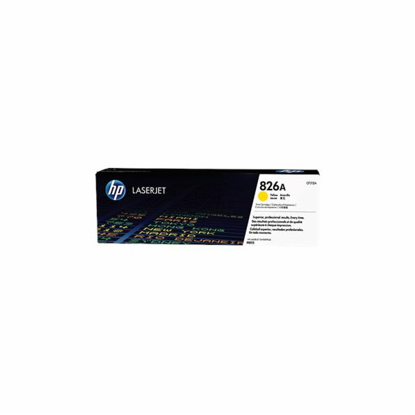 HP 826A Yellow LJ Toner Cart, CF312A (31,500 pages)