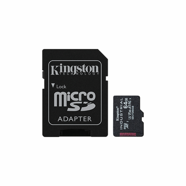 Kingston SDHC UHS-I U3 64 GB SDCIT2/64GB Kingston MicroSD...
