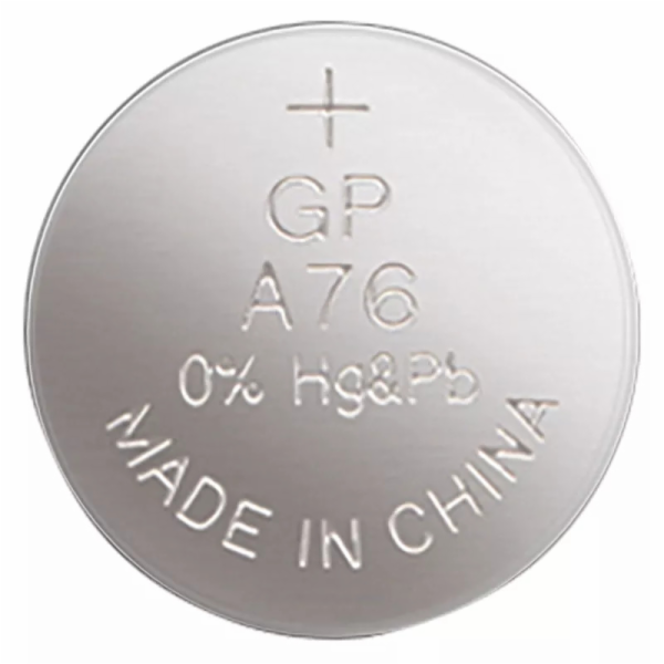GP baterie LR44 (A76) 1.5V alkalická, 125mAh