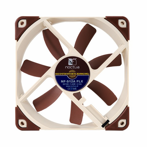Noctua ventilátor NF-S12A FLX, 3-pin, 1200 RPM, 17.8dB, 1...