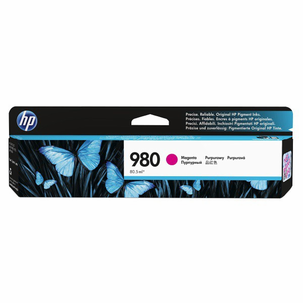HP 980 - 86.5 ml - purpurová - originální - inkoustová ca...