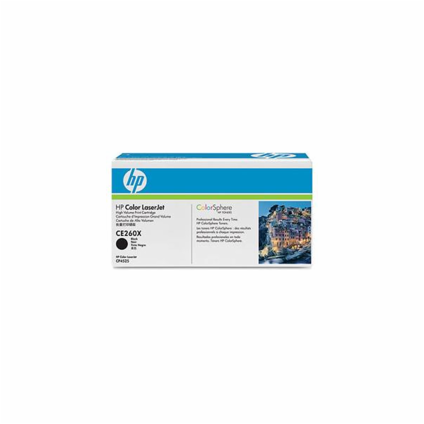 CE260X HP toner čierny pre LaserJet CP4525